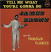 James Brown Tell Me What You're Gonna Do UK vinyl LP album (LP record) EMB3357