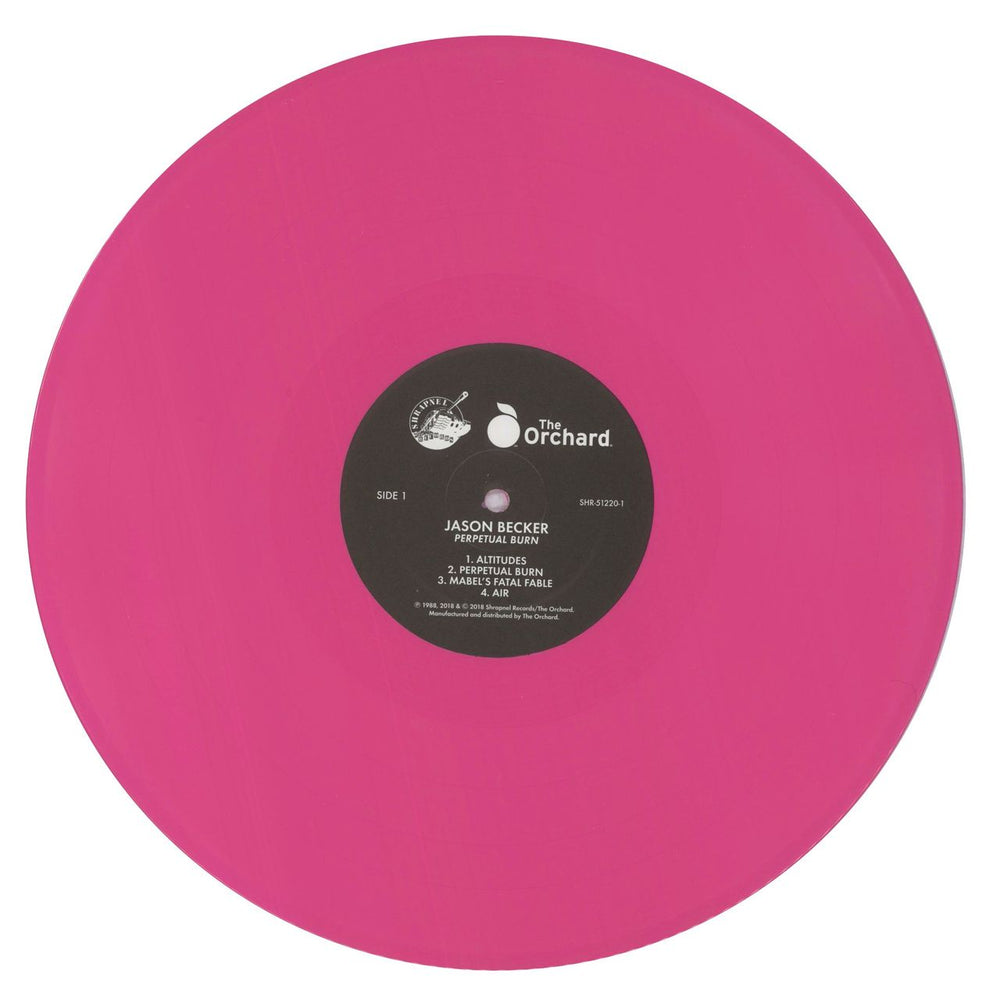 Jason Becker Perpetual Burn - Hot Pink Vinyl US vinyl LP album (LP record) 026245122017
