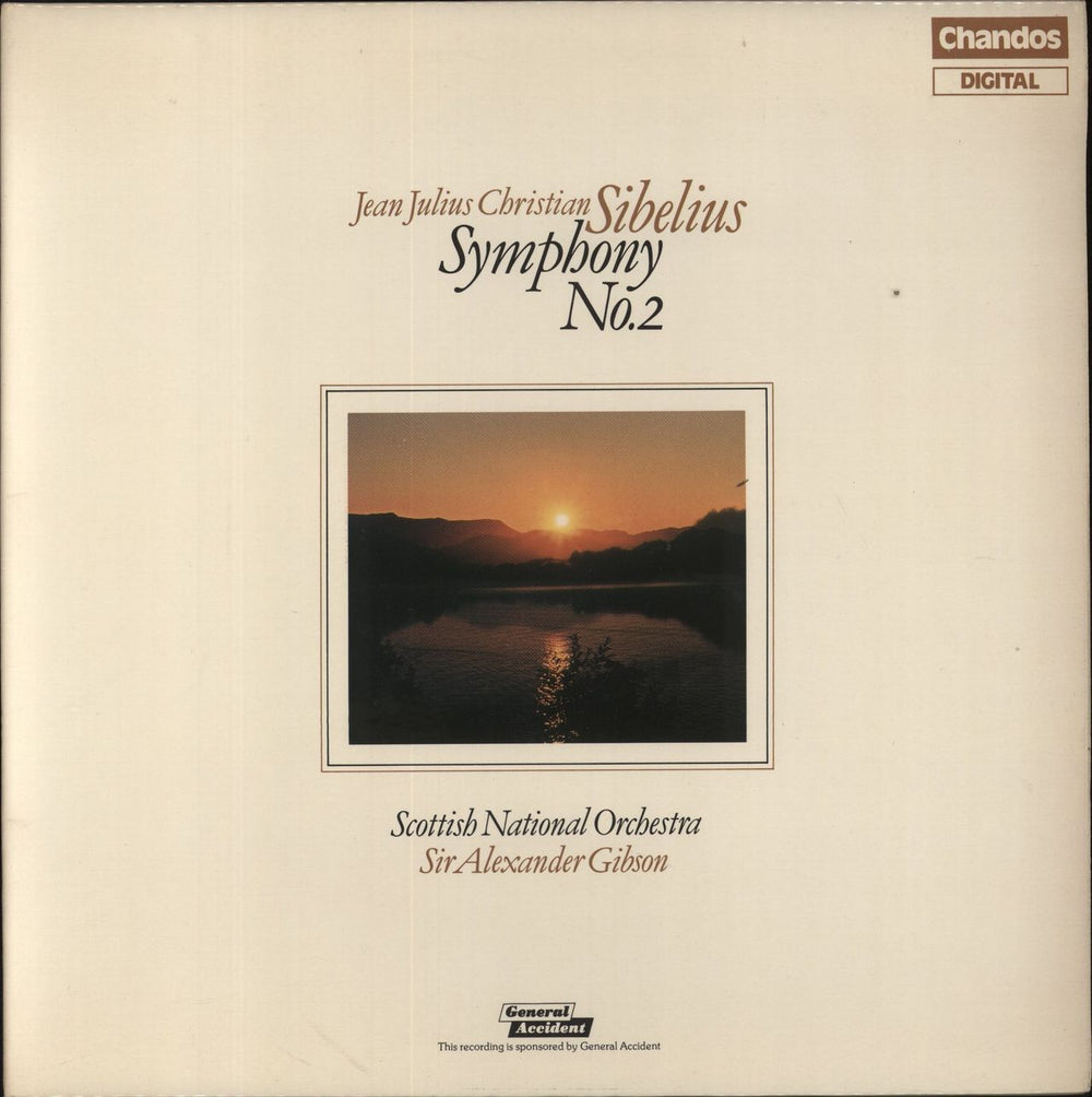 Jean Sibelius Sibelius: Symphony No. 2 UK Promo vinyl LP album (LP record) ABRD1062