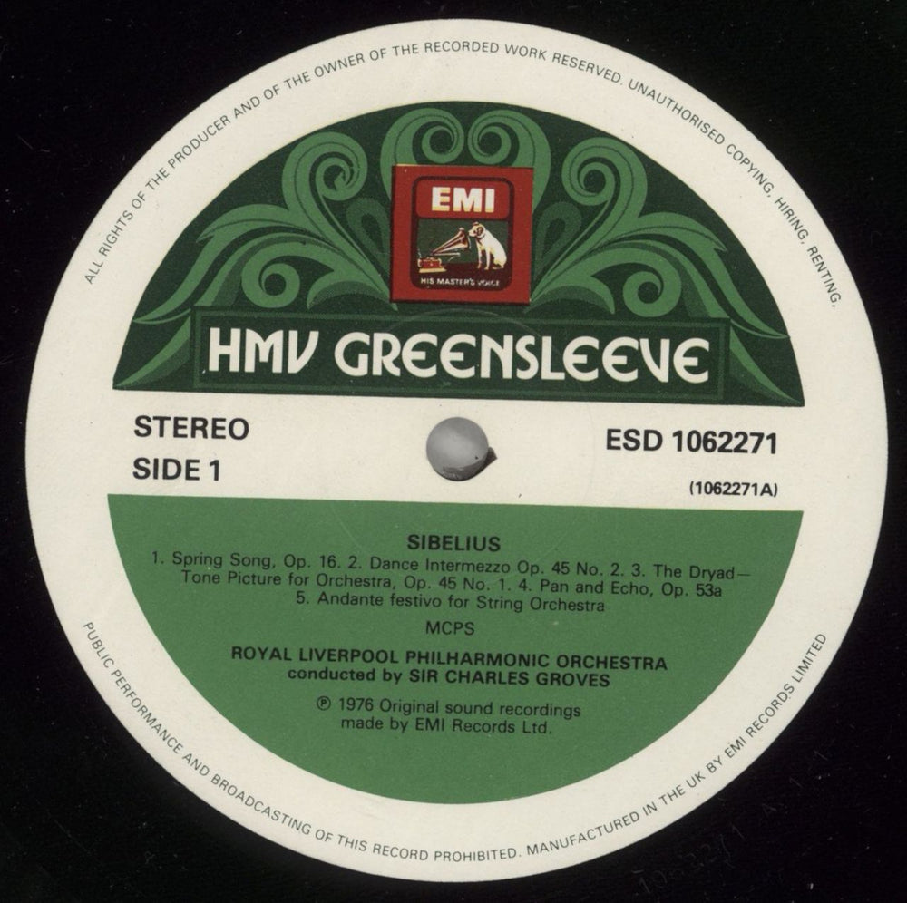 Jean Sibelius The Lighter Sibelius UK vinyl LP album (LP record) SE3LPTH875131