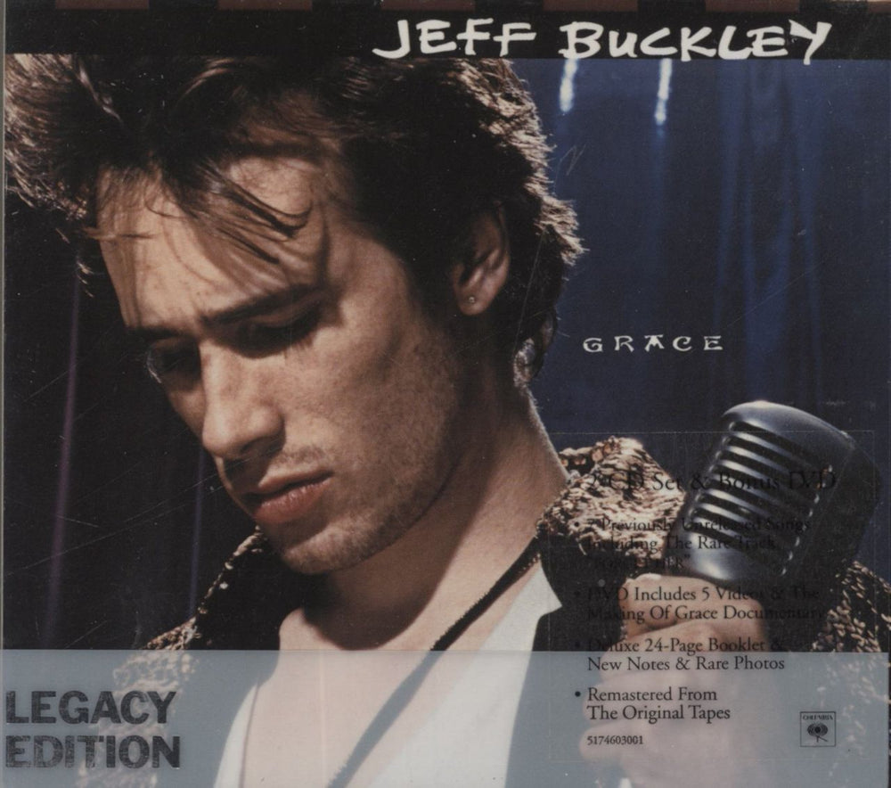 Jeff Buckley Grace: Legacy Edition - EX UK 3-disc CD/DVD Set 5174603001