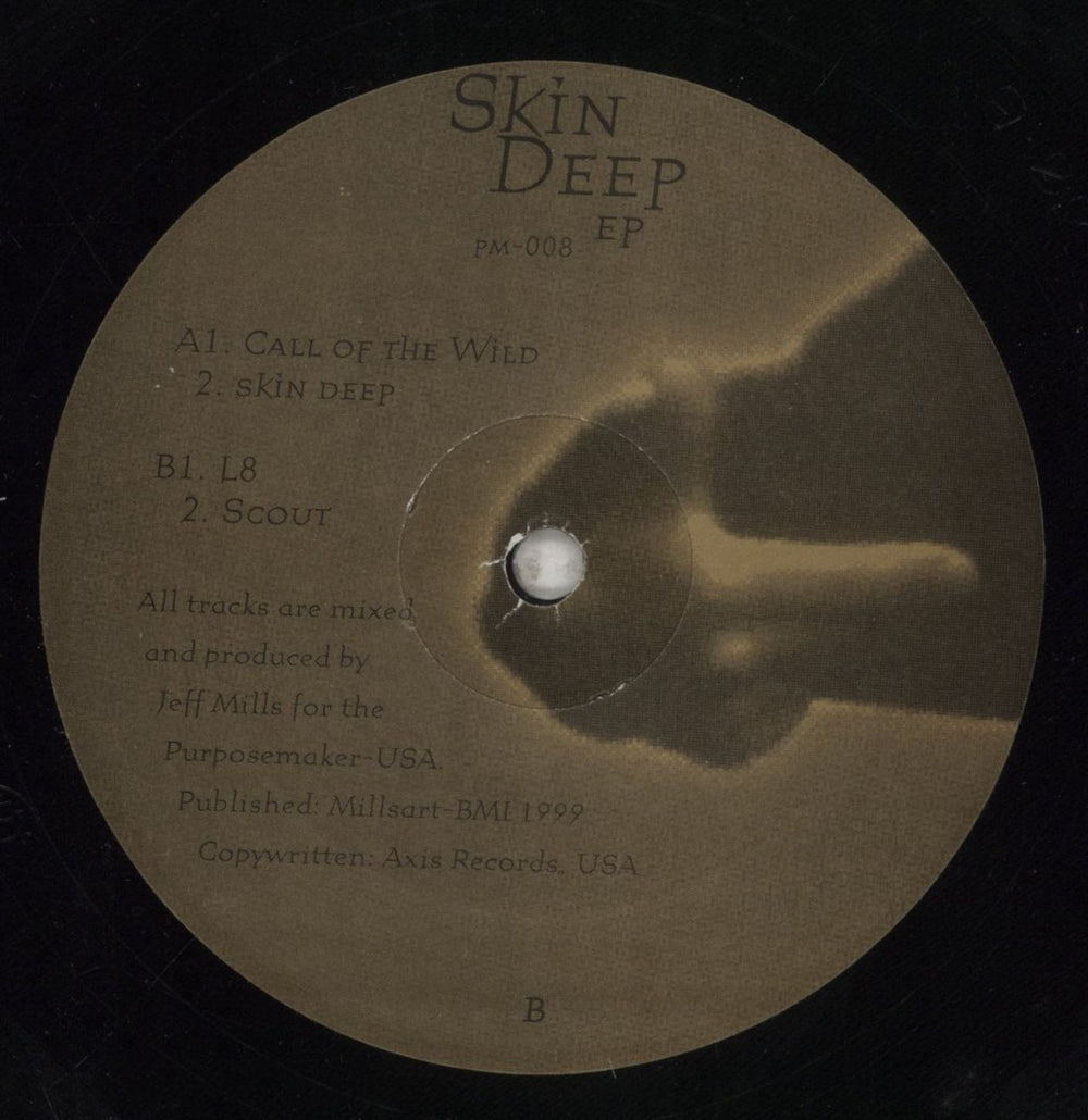 Jeff Mills Skin Deep US 12" vinyl single (12 inch record / Maxi-single) PM-008