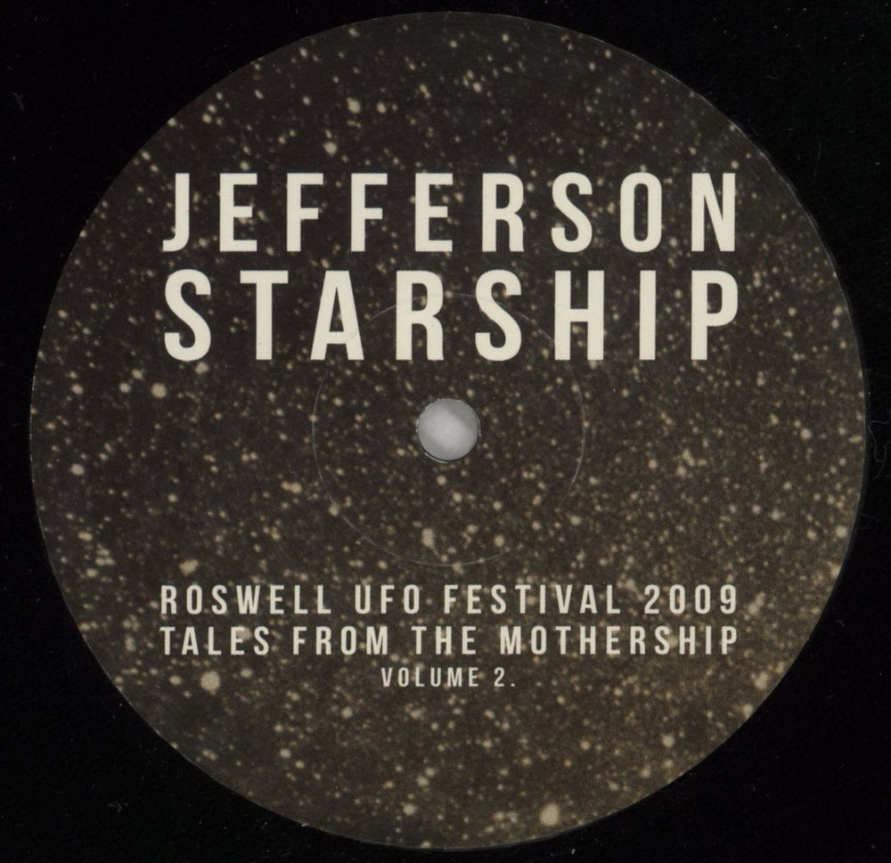Jefferson Starship Roswell UFO Festival 2009: Tales From The Mothership (Volume 2) - RSD 16 UK 2-LP vinyl record set (Double LP Album) JFS2LRO874738