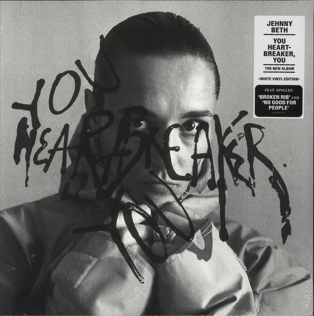 Jehnny Beth You Heartbreaker, You - White Vinyl - Sealed UK vinyl LP album (LP record) JEHNNY003