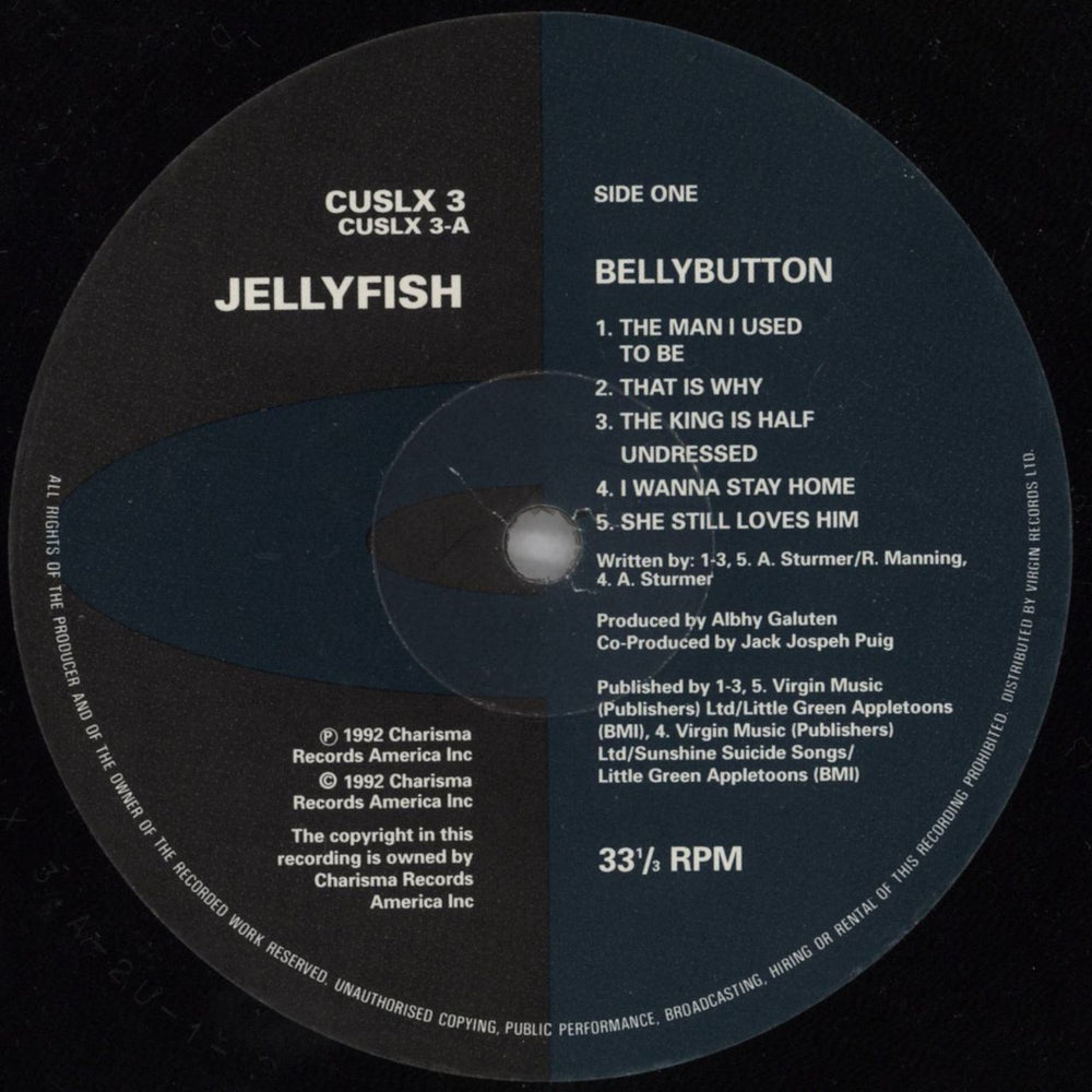 Jellyfish Bellybutton + Live E.P. - EX UK 2-LP vinyl record set (Double LP Album) JEL2LBE822417