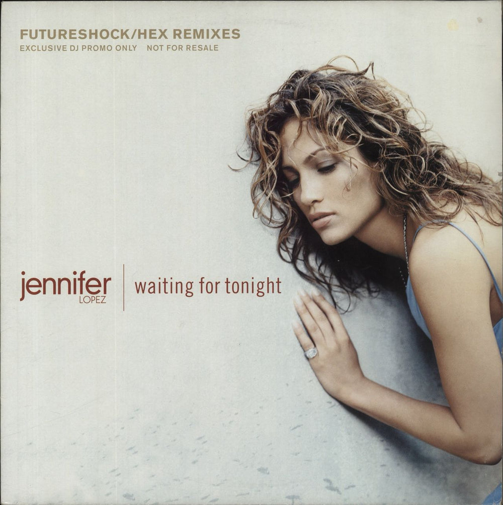 Jennifer Lopez Waiting For Tonight UK Promo 12" vinyl single (12 inch record / Maxi-single) XPR2518