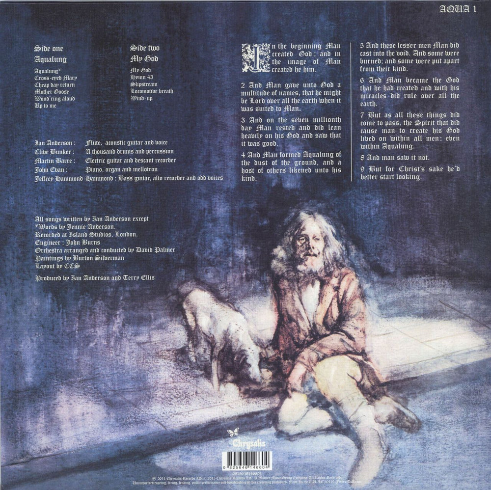 Jethro Tull Aqualung - 180gram Vinyl UK vinyl LP album (LP record) 825646146604