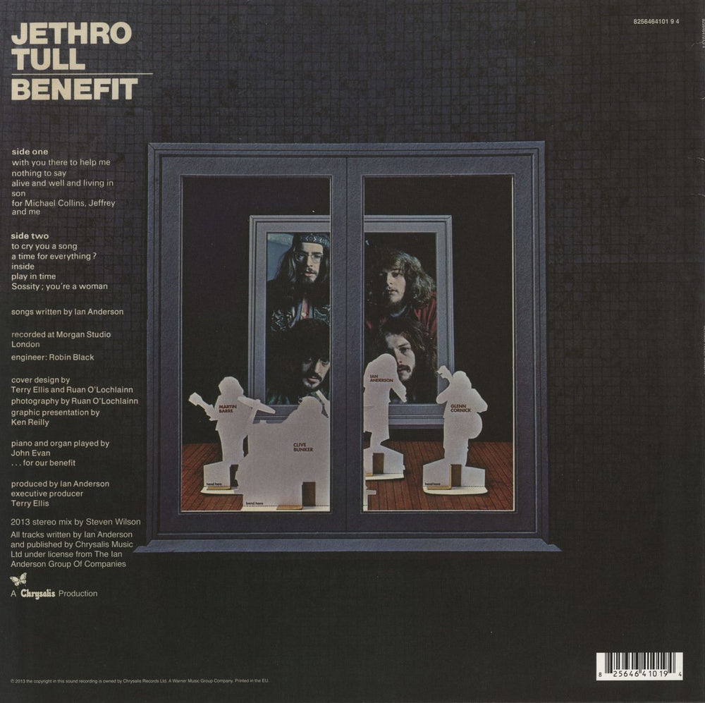 Jethro Tull Benefit UK vinyl LP album (LP record) 825646410194