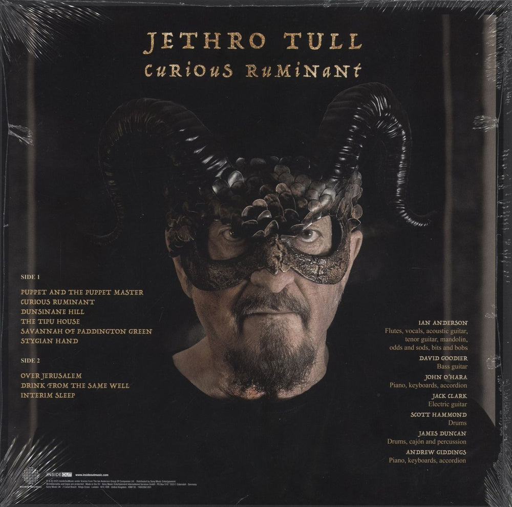 Jethro Tull Curious Ruminant - 180gm Deep Blood Red Vinyl - Sealed UK vinyl LP album (LP record) 198028795814
