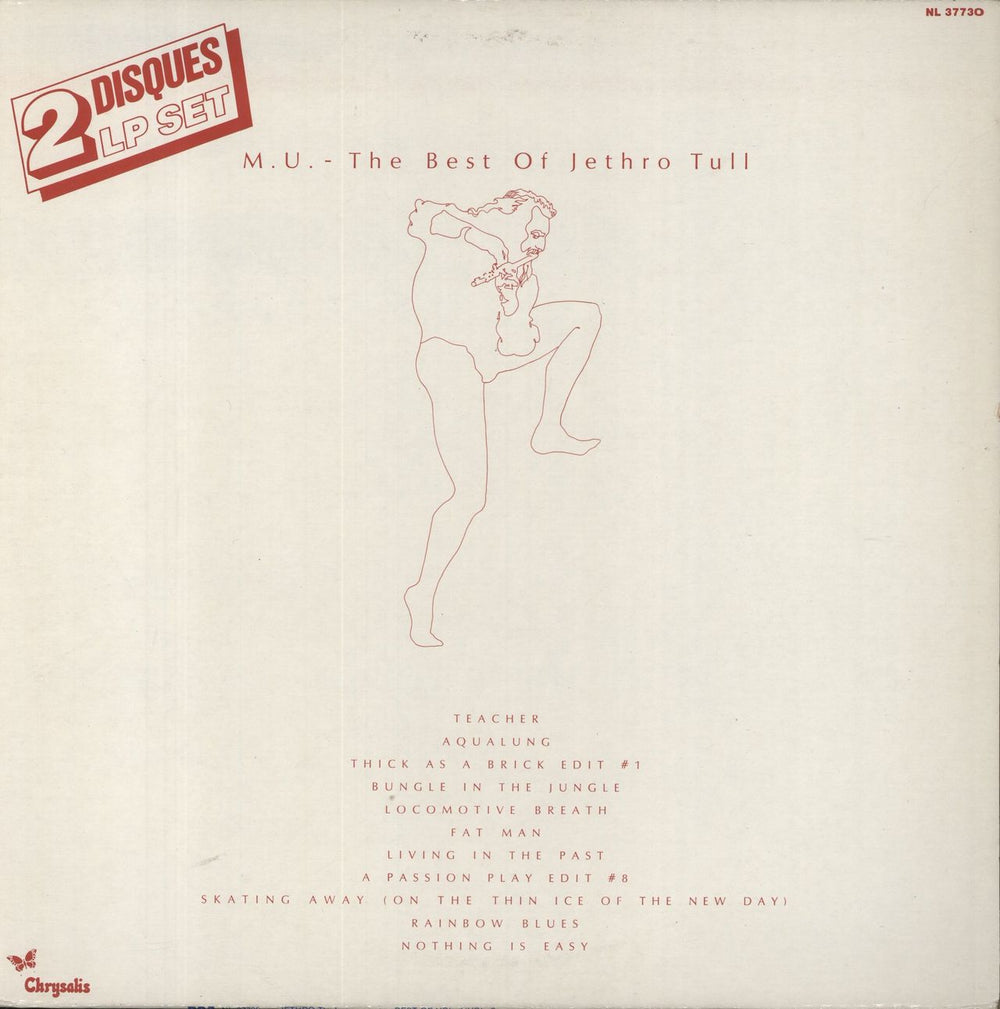 Jethro Tull M.U. - Best Of Vol.1 / Repeat - Best Of Vol.2 French 2-LP vinyl record set (Double LP Album) NL37730