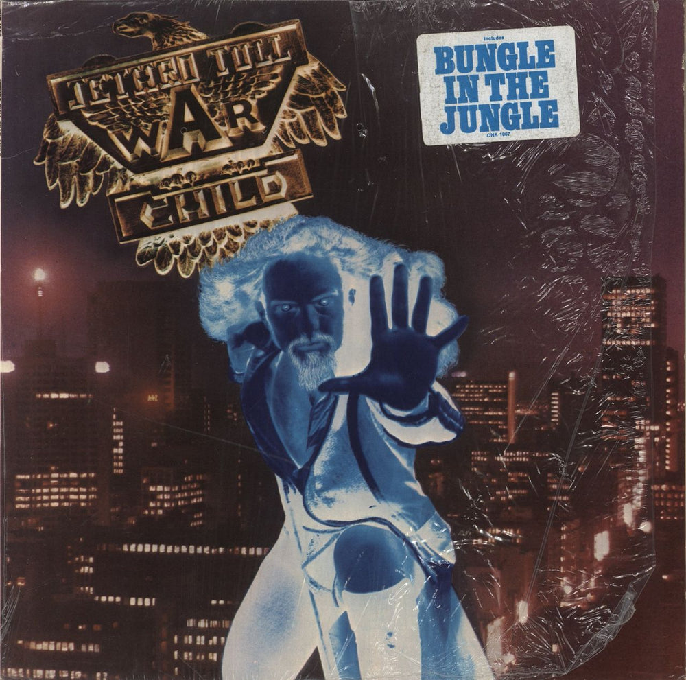 Jethro Tull War Child - Open Stickered Shrink US vinyl LP album (LP record) CHR1067