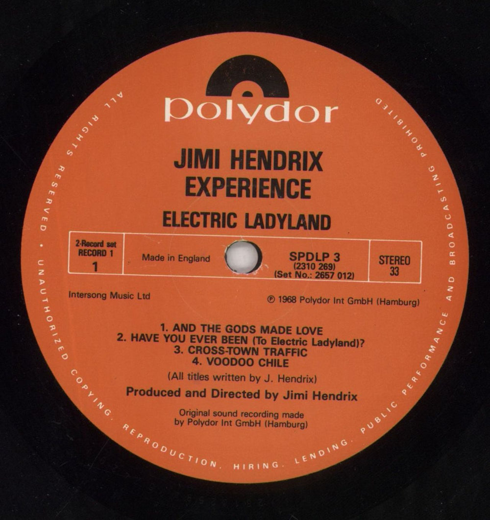 Jimi Hendrix Electric Ladyland - EX UK 2-LP vinyl record set (Double LP Album) HEN2LEL684960