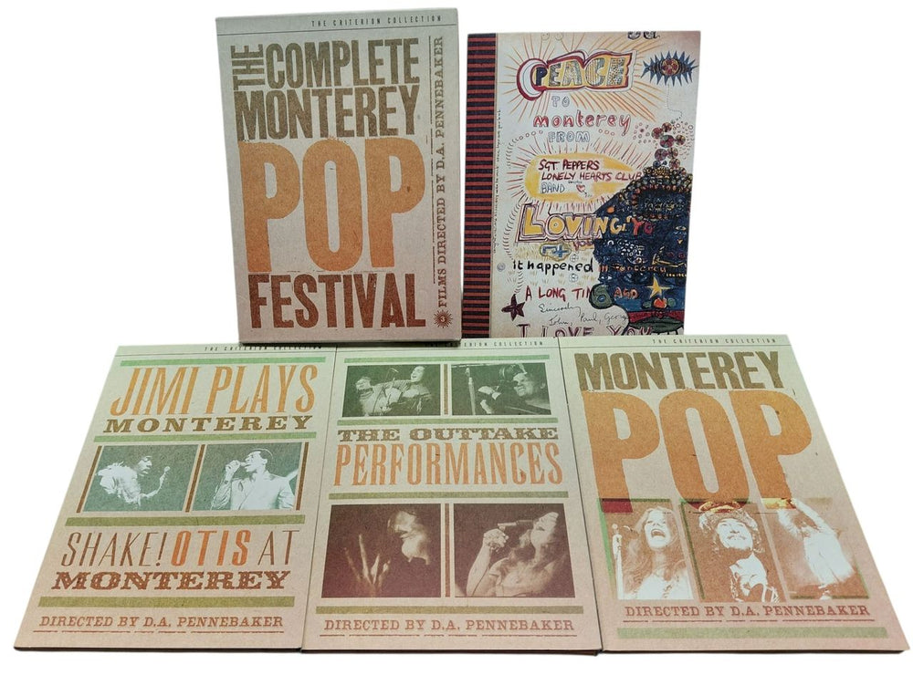 Jimi Hendrix The Complete Monterey Pop Festival US DVD HENDDTH868823
