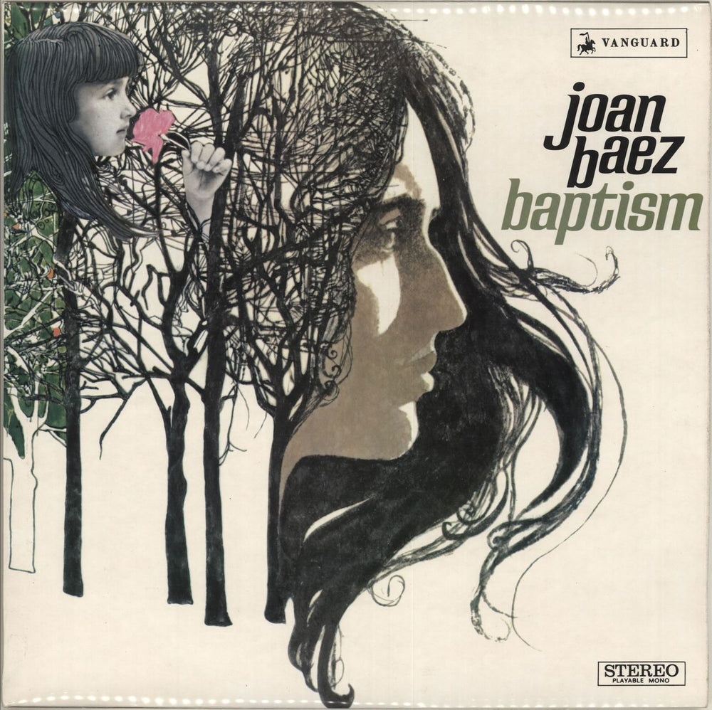 Joan Baez Baptism: A Journey Through Our Time UK vinyl LP album (LP record) SVRL19000