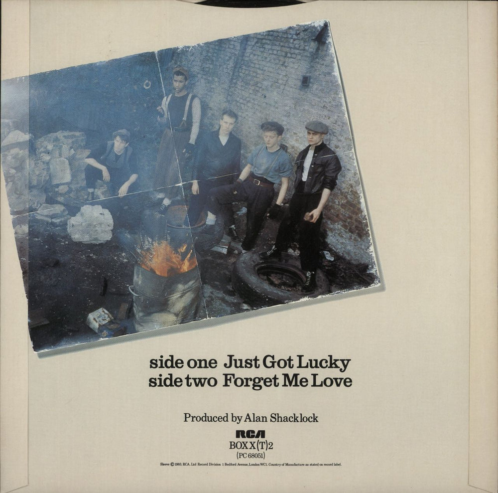 JoBoxers Just Got Lucky UK 12" vinyl single (12 inch record / Maxi-single)