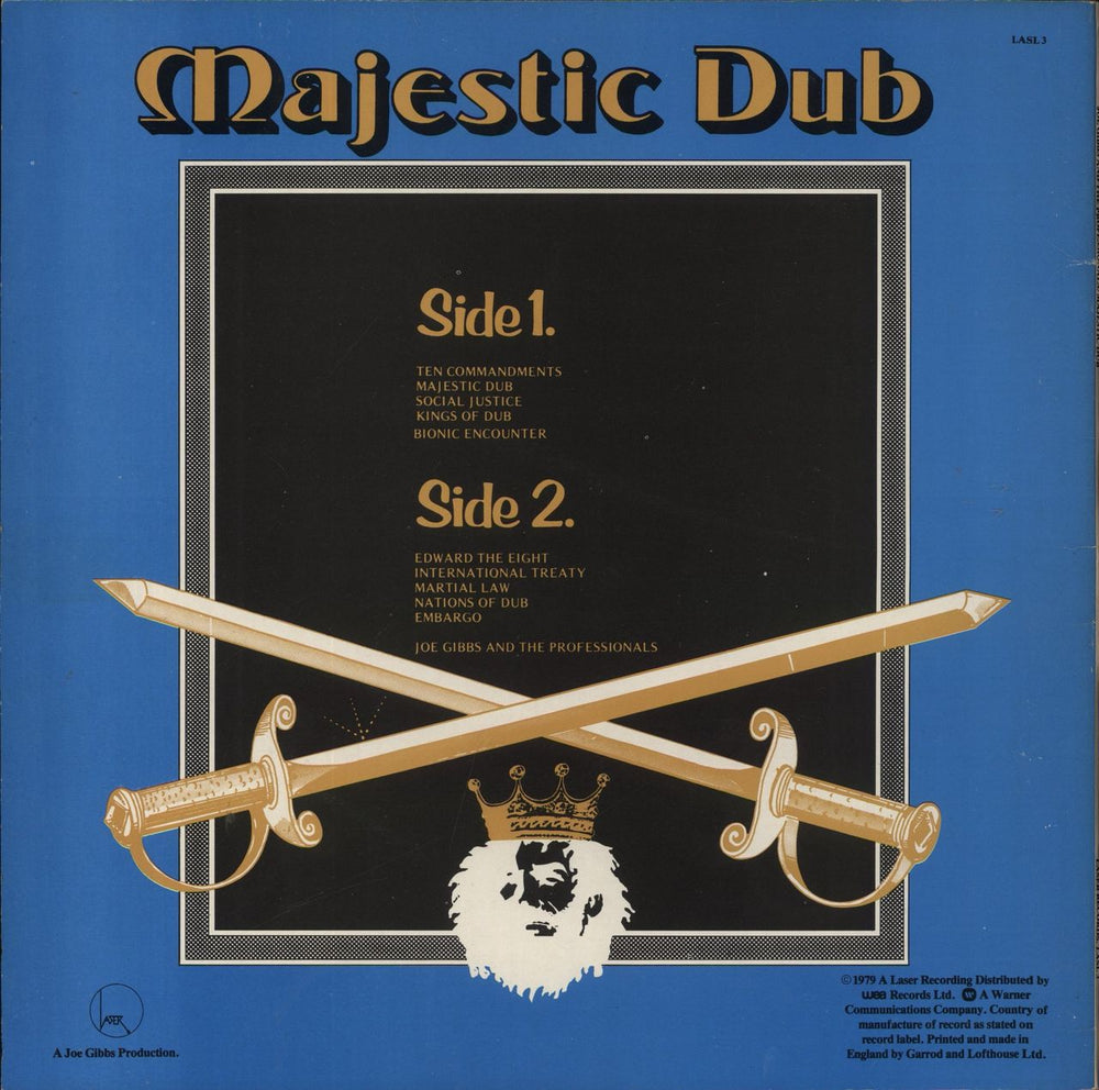 Joe Gibbs Majestic Dub - EX UK vinyl LP album (LP record)