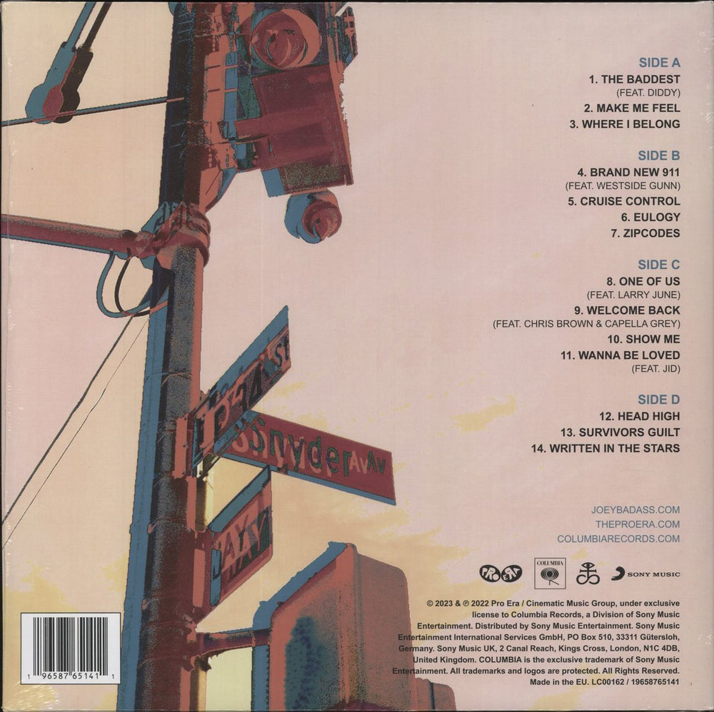 Joey Bada$$ 2000 - Sealed UK 2-LP vinyl record set (Double LP Album) 196587651411