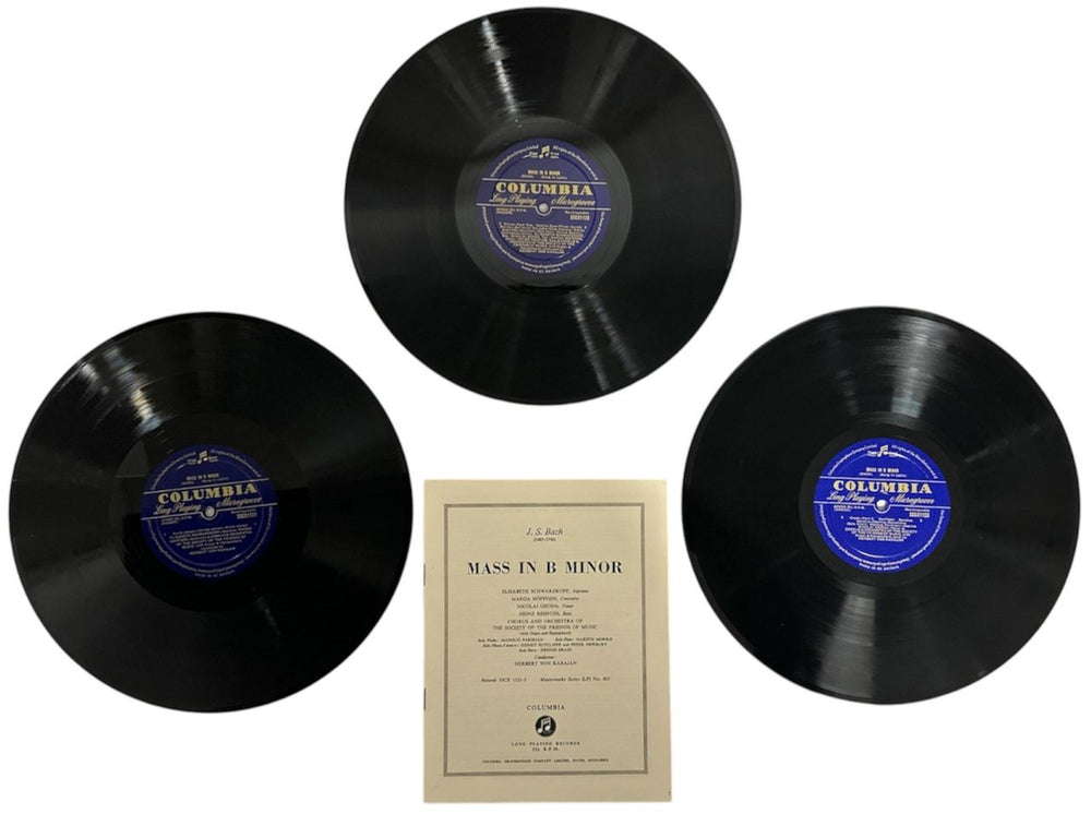 Johann Sebastian Bach Bach: Mass In B Minor UK Vinyl Box Set JHHVXBA862507