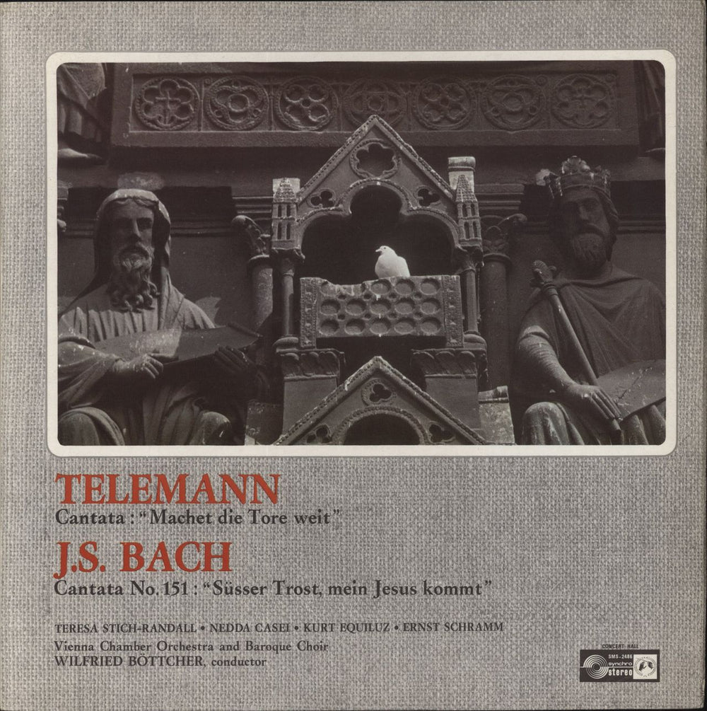 Johann Sebastian Bach J. S. Bach: Cantates French vinyl LP album (LP record) SMS-2486