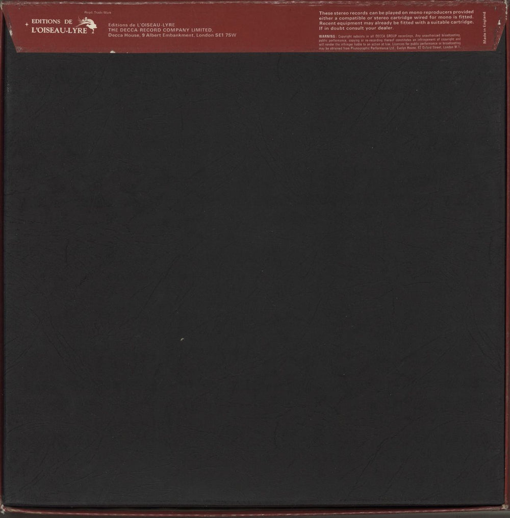 Johann Sebastian Bach J. S. Bach: Motets UK Vinyl Box Set