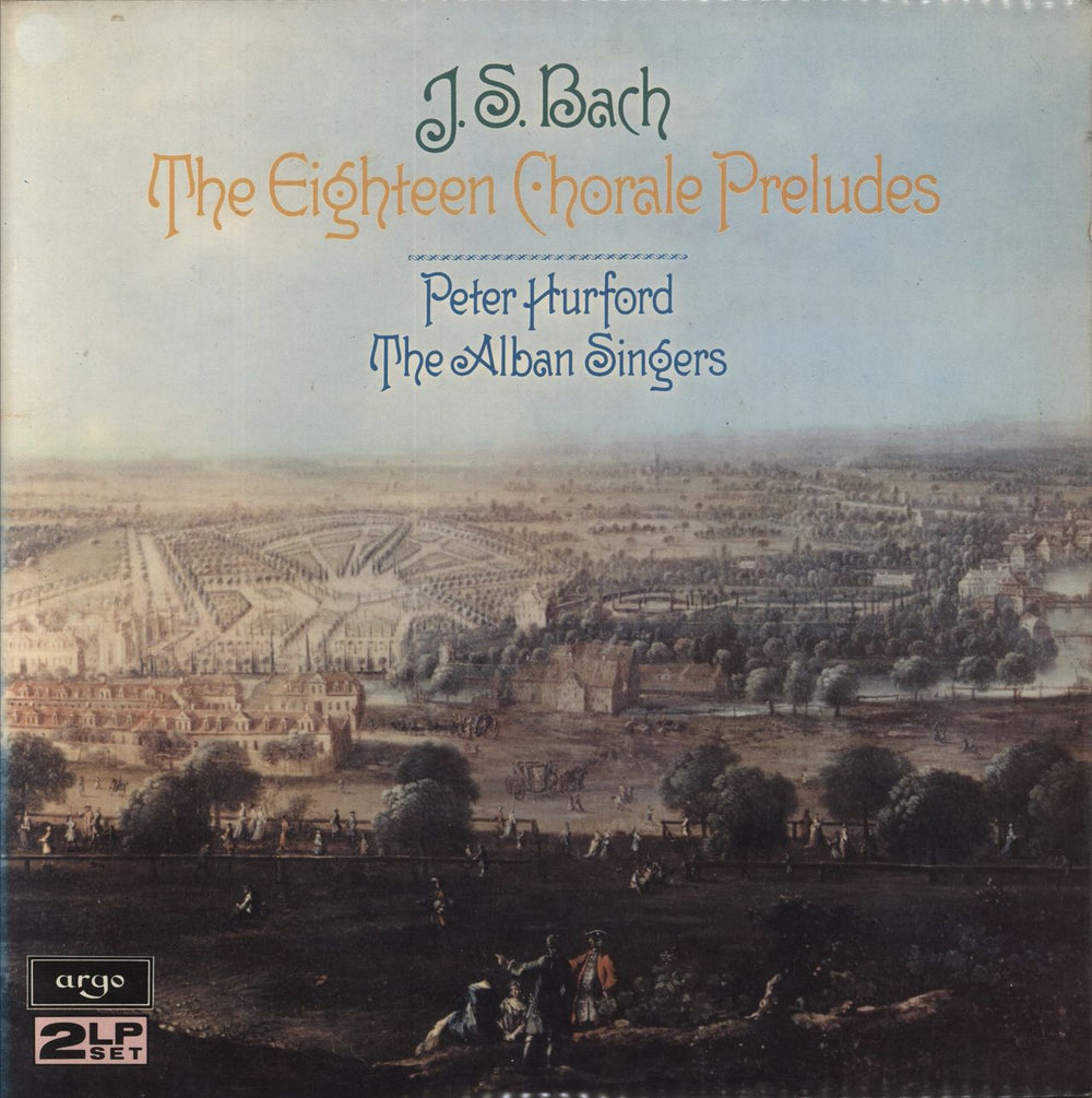 Johann Sebastian Bach J. S. Bach: The Eighteen Chorale Preludes UK 2-LP vinyl record set (Double LP Album) ZRG843/4