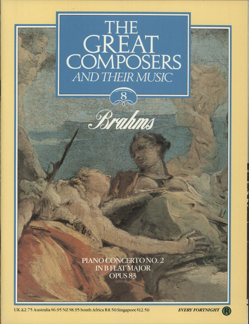 Johannes Brahms Piano Concerto No.2 in B Flat Major, Opus 83 + Magazine UK vinyl LP album (LP record)