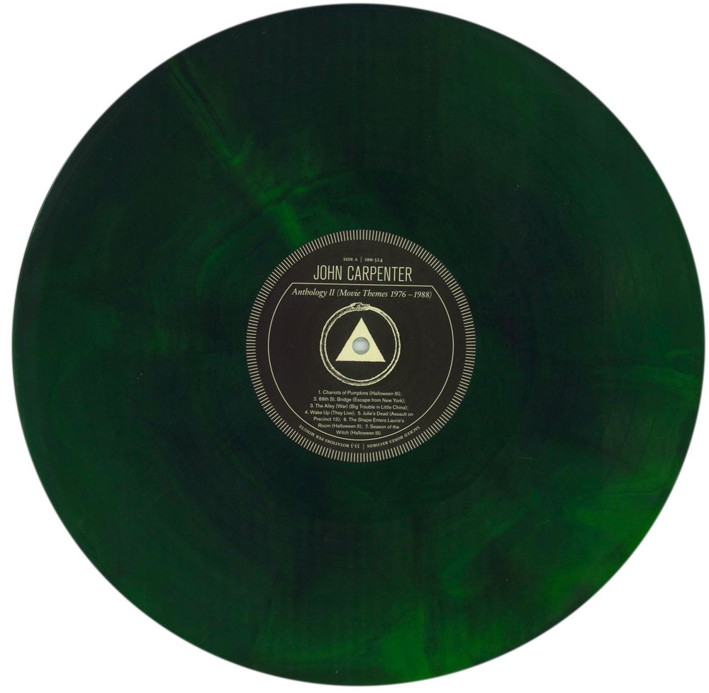John Carpenter Anthology II [Movie Themes 1976-1988] - Green Vinyl US vinyl LP album (LP record) JZVLPAN859761
