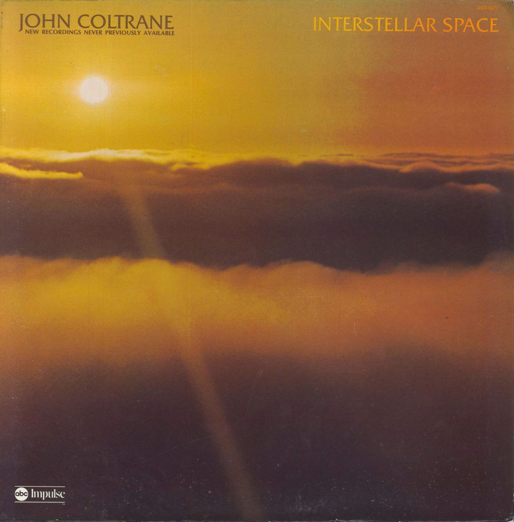 John Coltrane Interstellar Space - Quadraphonic US vinyl LP album (LP record) ASD-9277