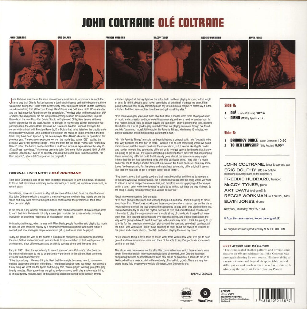 John Coltrane Olé (The Complete Session) UK vinyl LP album (LP record) 8436542015677