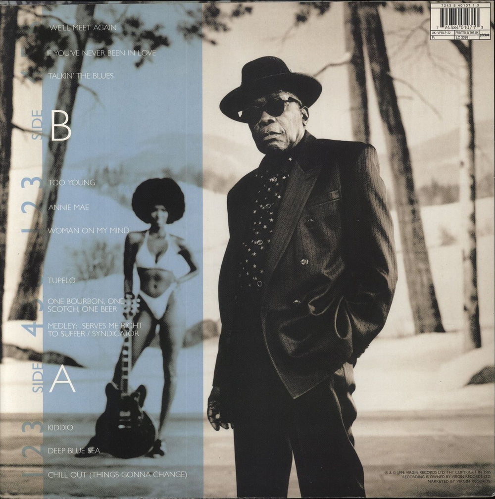 John Lee Hooker Chill Out UK vinyl LP album (LP record) 724384010713