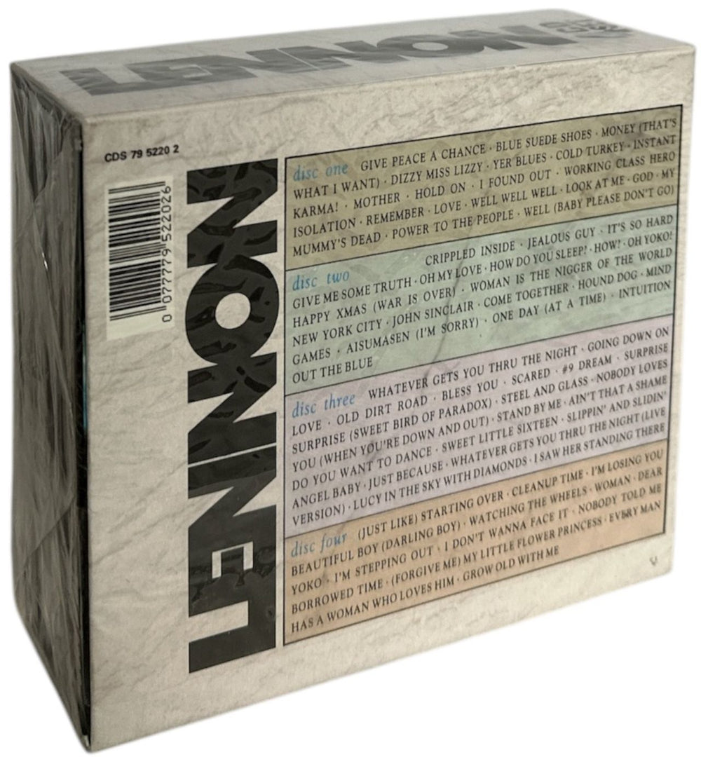 John Lennon Lennon - Sealed German 4-CD album set 077779522026