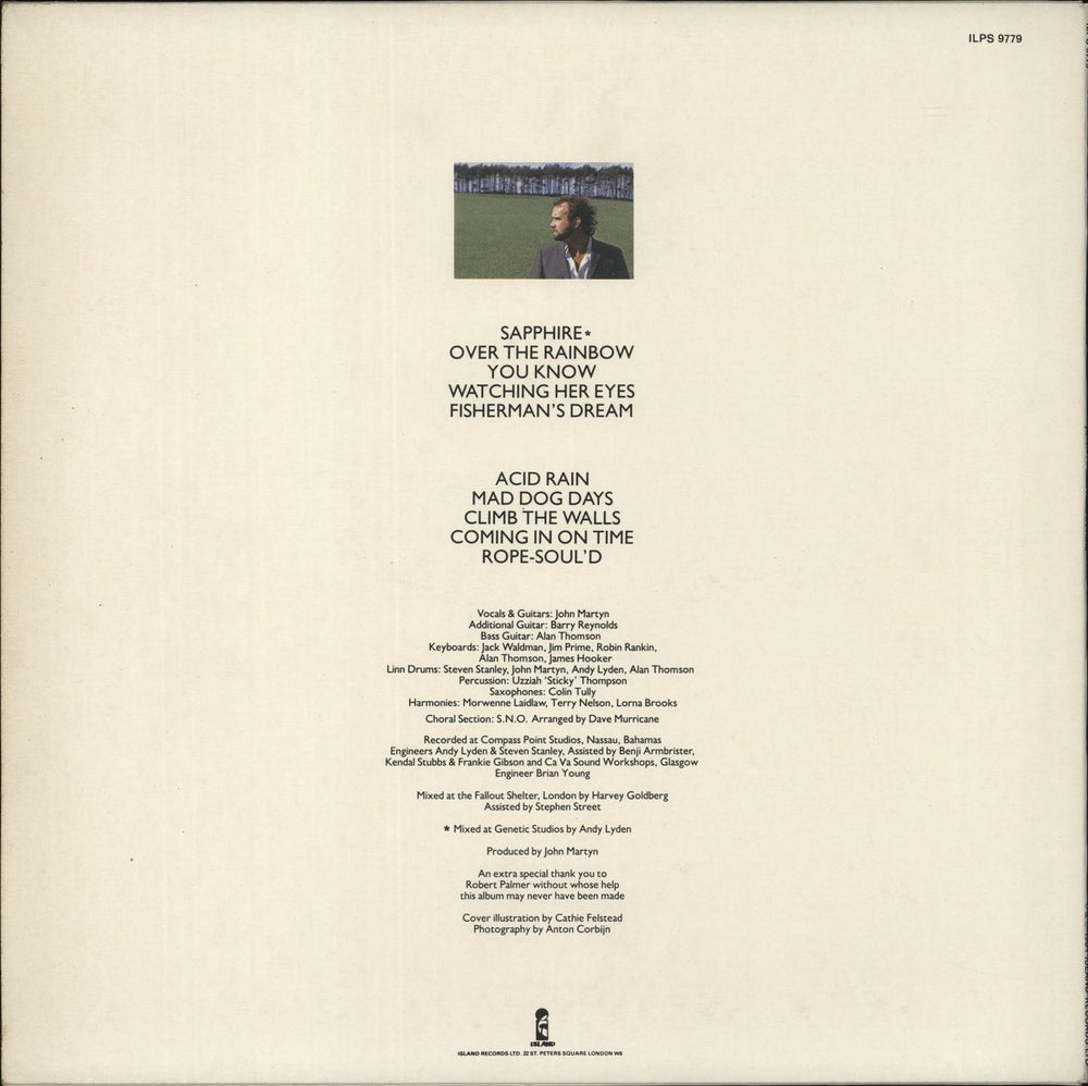 John Martyn Sapphire - 1st UK vinyl LP album (LP record)