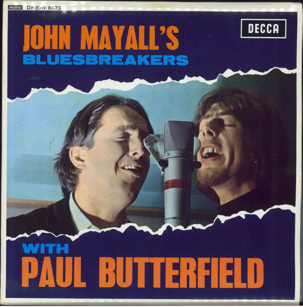 John Mayall John Mayall's Bluesbreakers + p/s UK 7" vinyl single (7 inch record / 45) DFE-R8673