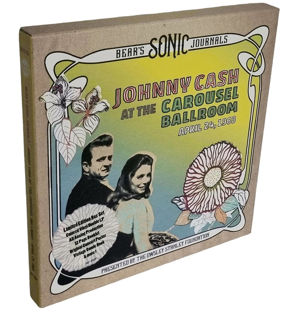 Johnny Cash At The Carousel Ballroom - April 24, 1968 - Blue & Yellow Vinyl - Sealed US Vinyl Box Set OSF-V8SP