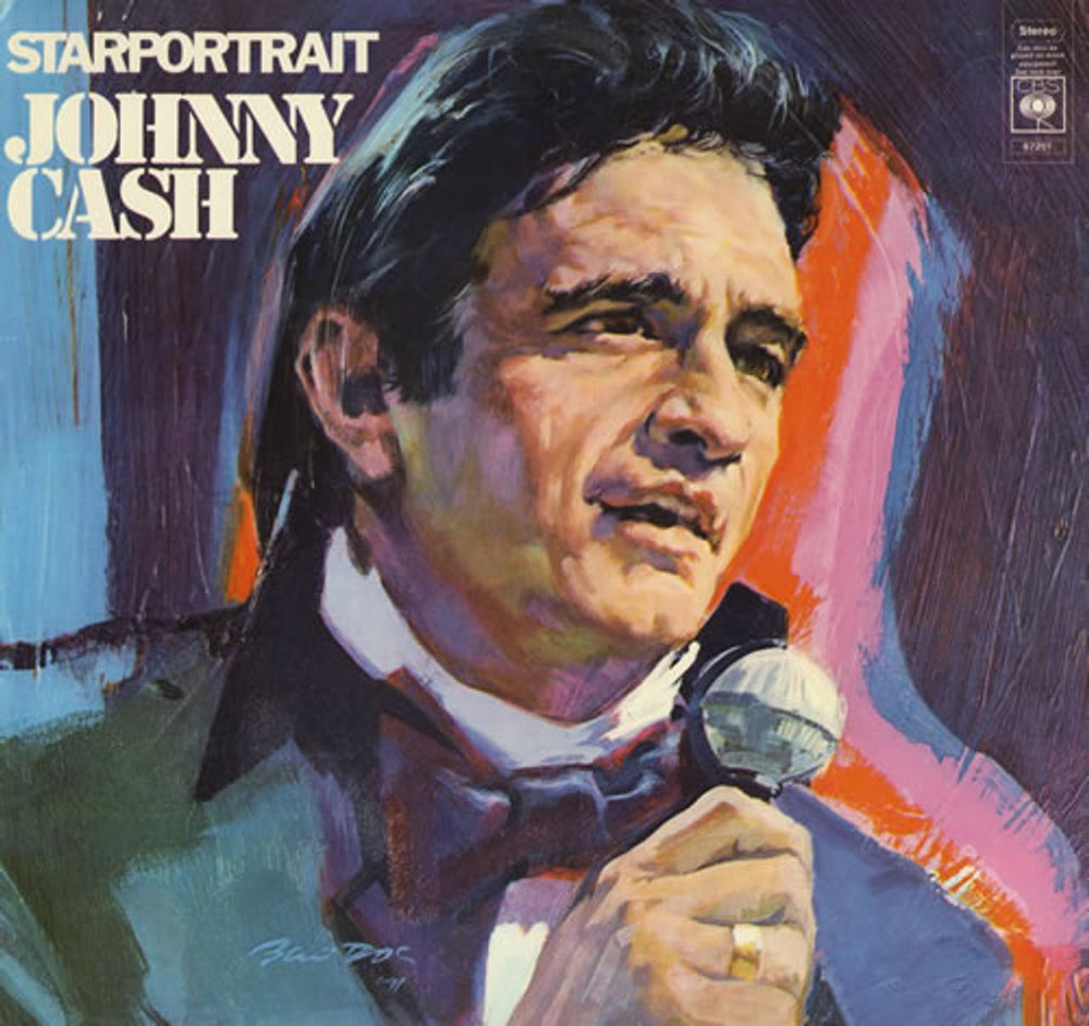 Johnny Cash Starportrait - 1st UK 2-LP vinyl record set (Double LP Album) 67201