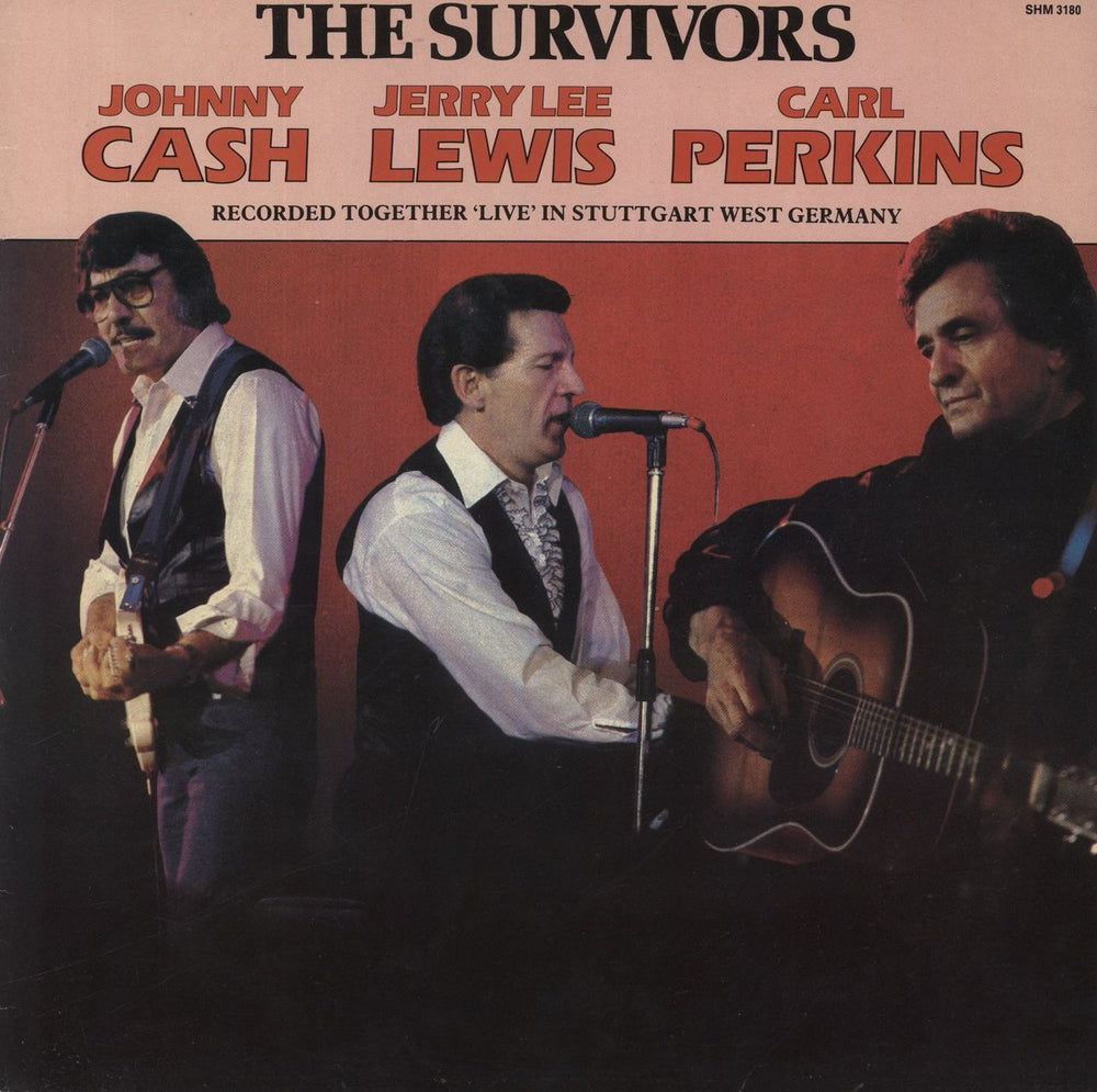 Johnny Cash The Survivors UK vinyl LP album (LP record) SHM3180