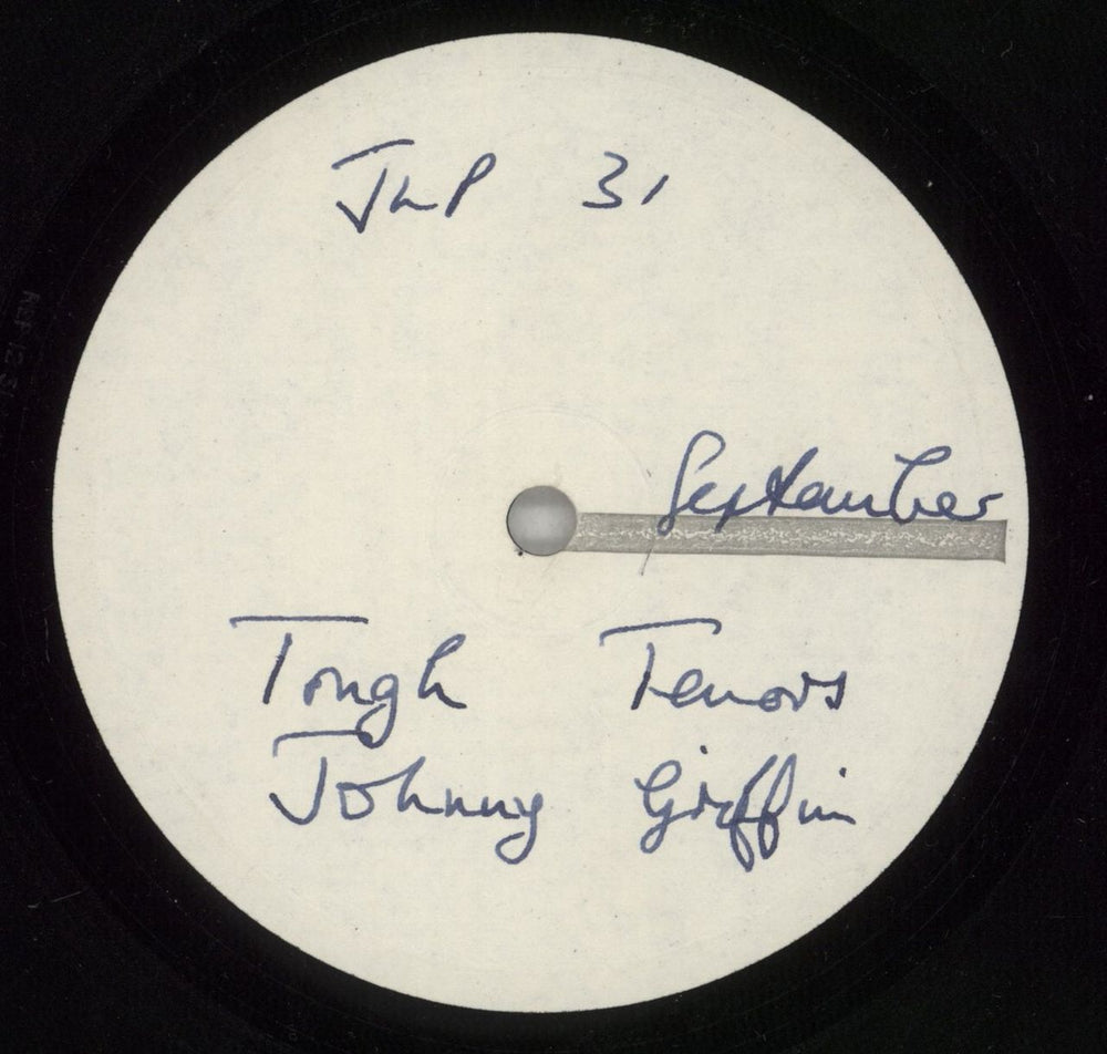 Johnny Griffin & Eddie 'Lockjaw' Davis Tough Tenors - Test Pressing - Autographed UK vinyl LP album (LP record) G&DLPTO878804