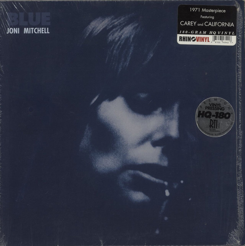Joni Mitchell Blue - 180g - Shrink US vinyl LP album (LP record) 74842