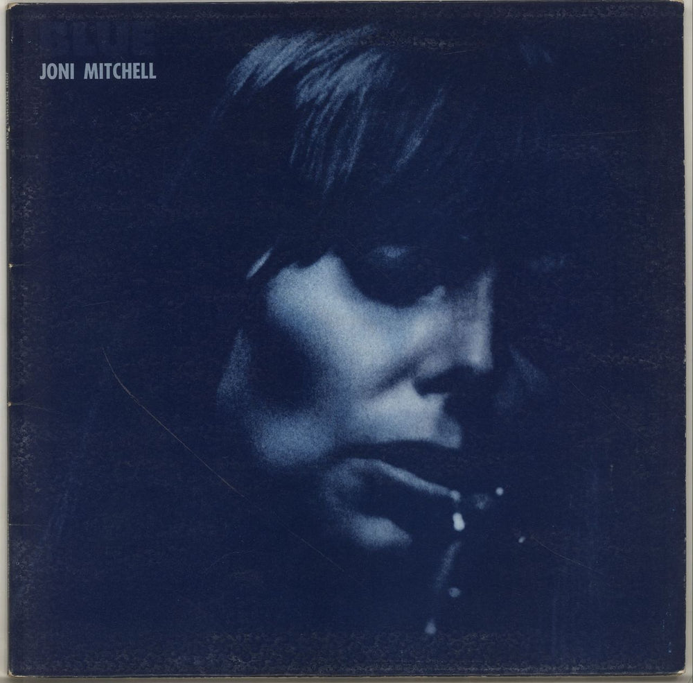 Joni Mitchell Blue - 2nd - Textured - EX UK vinyl LP album (LP record) K44128