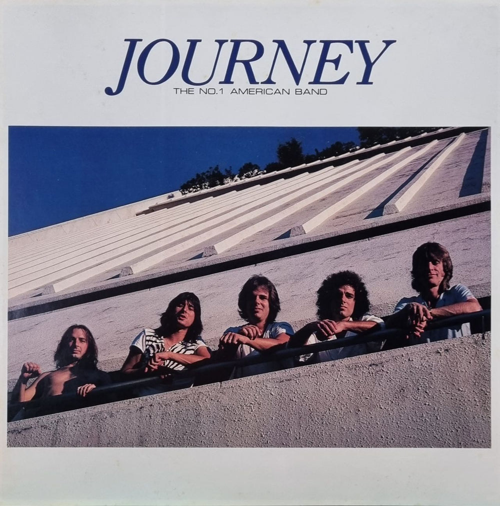 Journey Frontiers + Promo Outer + Booklet Japanese vinyl LP album (LP record) 1983