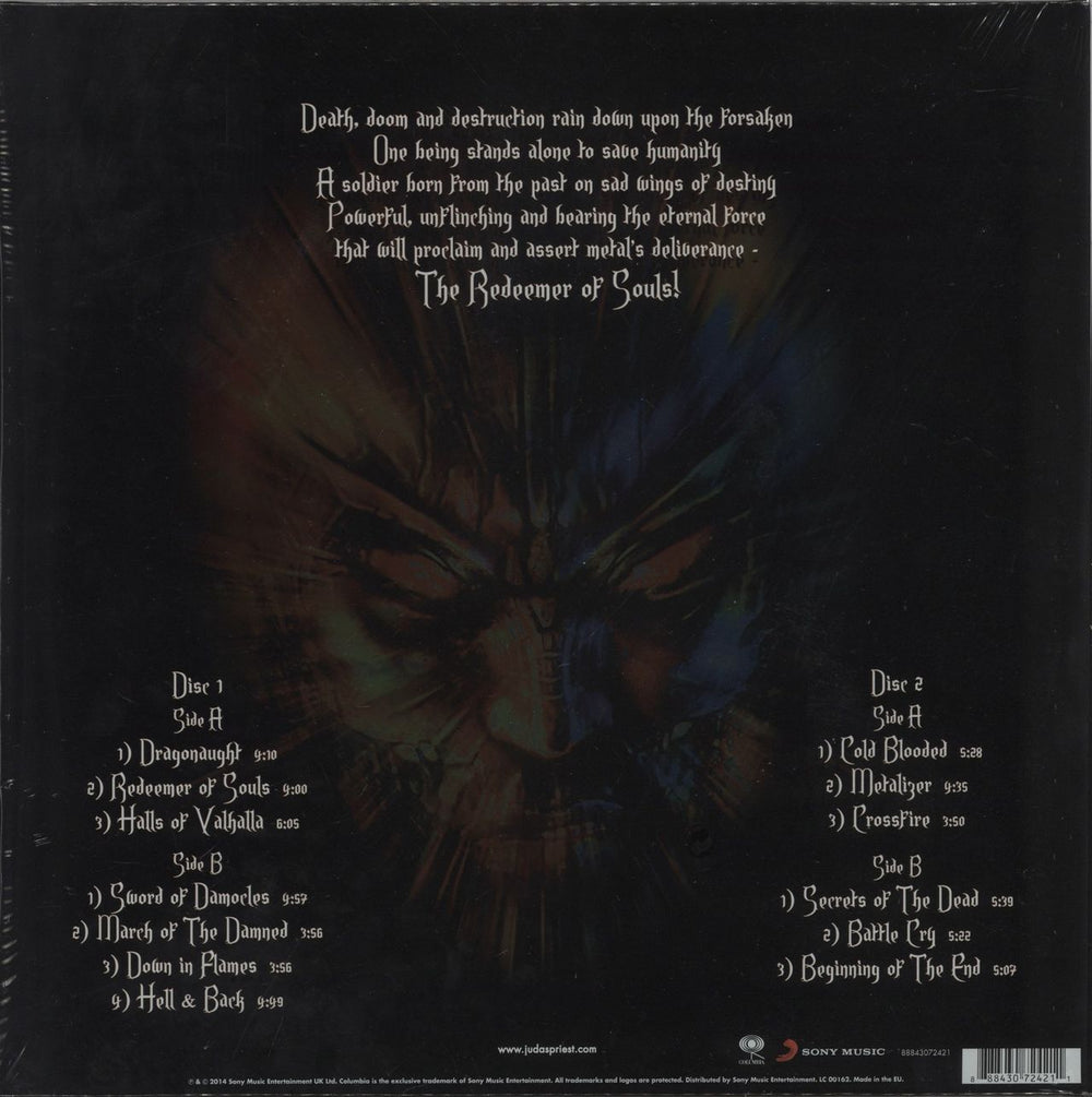 Judas Priest Redeemer Of Souls - Sealed UK 2-LP vinyl record set (Double LP Album) 888430724211