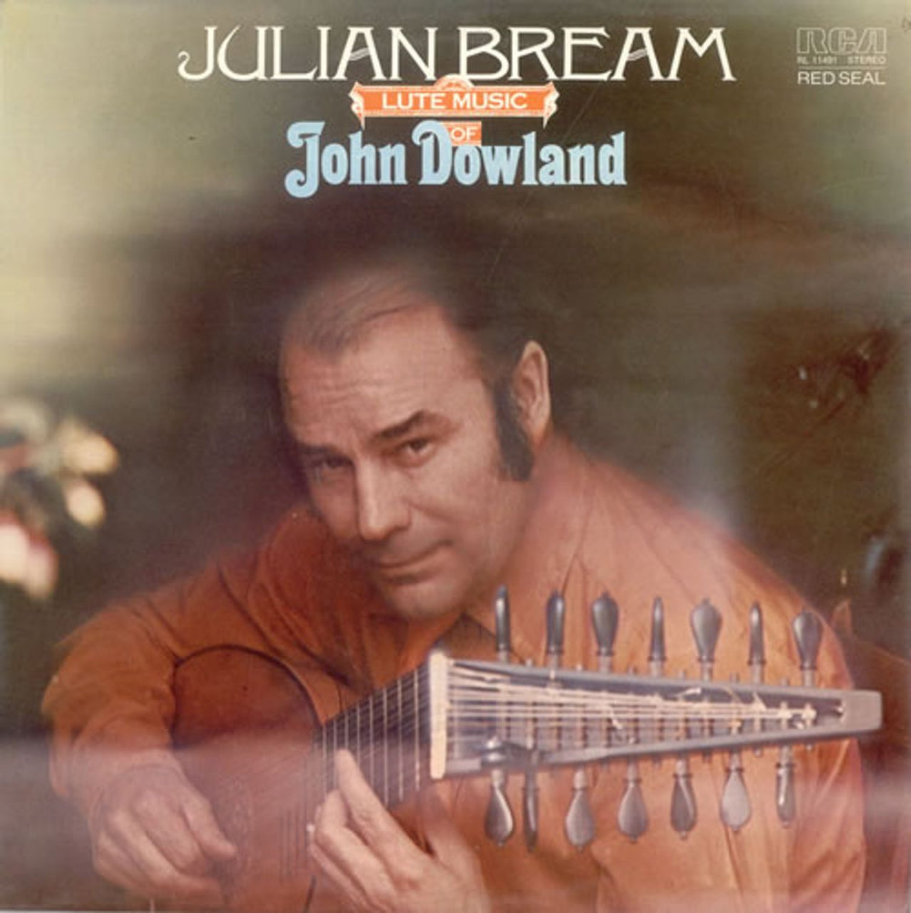 Julian Bream Lute Music Of John Dowland Italian vinyl LP album (LP record) RL11491