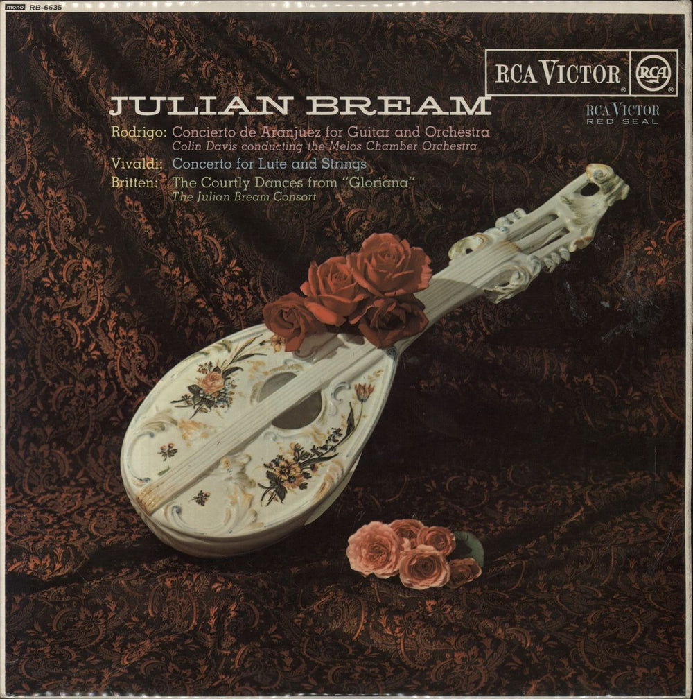 Julian Bream Rodrigo / Britten / Vivaldi UK vinyl LP album (LP record) RB-6635