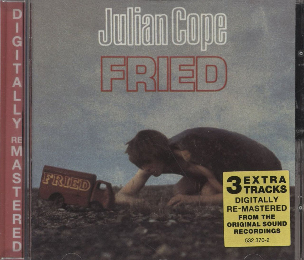 Julian Cope Fried - Reissue UK Promo vinyl LP album (LP record) 532 370-2