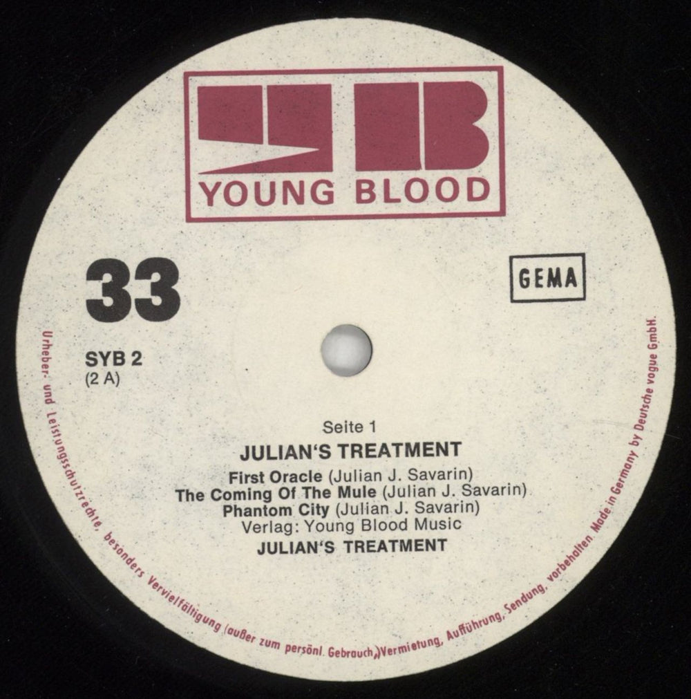 Julian's Treatment A Time Before This - 1st - VG UK 2-LP vinyl record set (Double LP Album) JZT2LAT851137