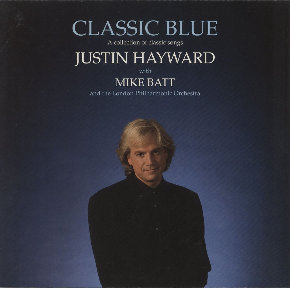 Justin Hayward Classic Blue UK vinyl LP album (LP record) MODEM1040