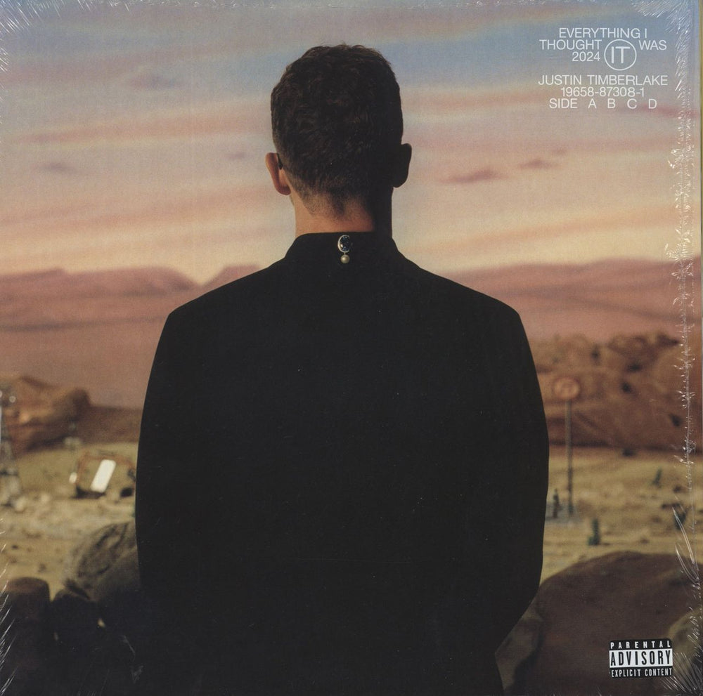 Justin Timberlake Everything I Thought It Was - Black Smoke Vinyl US 2-LP vinyl record set (Double LP Album) 19658-87308-1