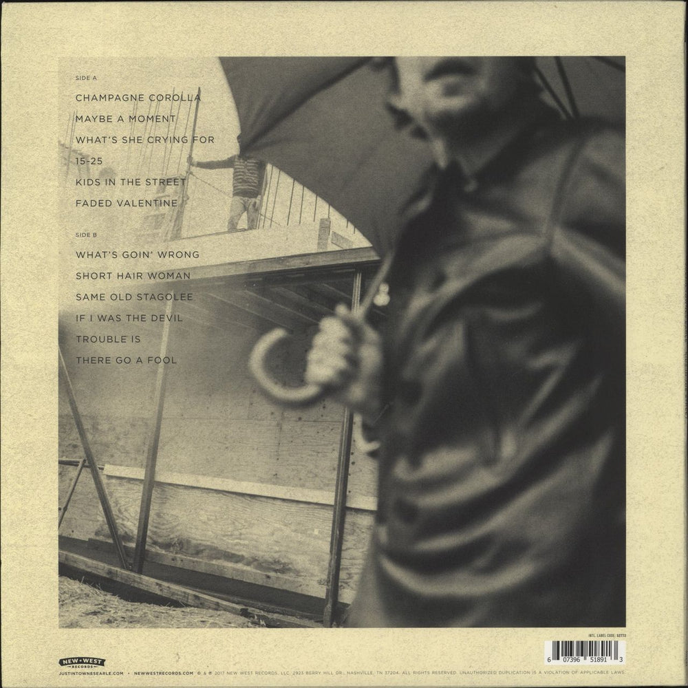 Justin Townes Earle Kids In The Street - 150 Gram Vinyl US vinyl LP album (LP record) 607396518913