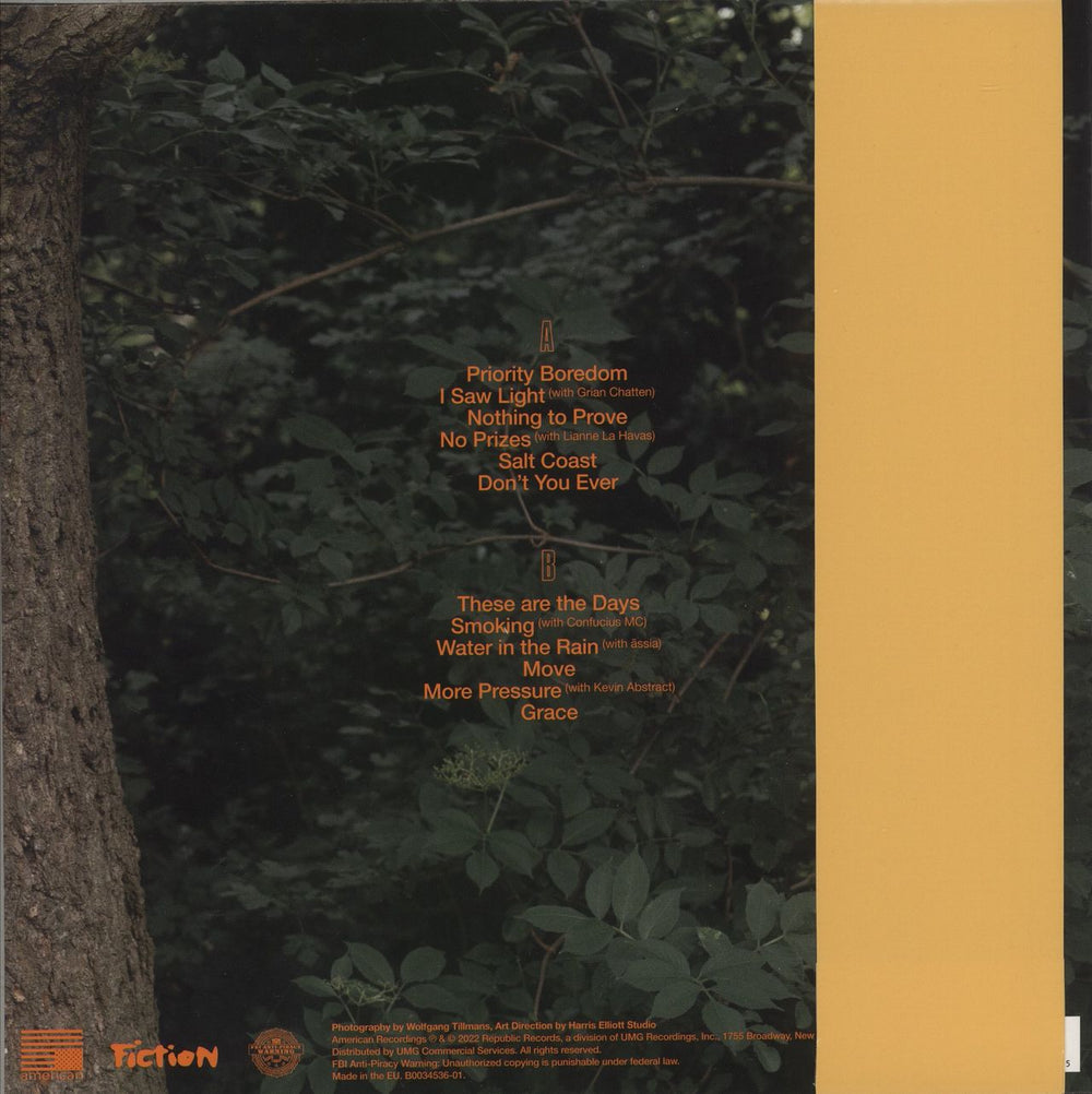 Kae Tempest The Line Is A Curve - Assai Records Edition - Orange Vinyl US vinyl LP album (LP record) 602438639755