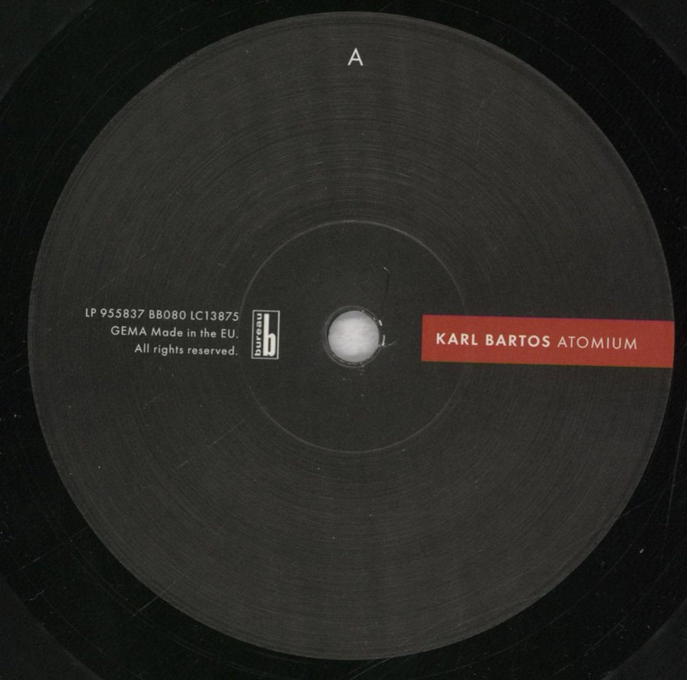 Karl Bartos Atomium UK 7" vinyl single (7 inch record / 45) KBS07AT837137